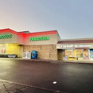 outside