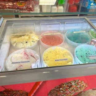 Some of their ice cream.