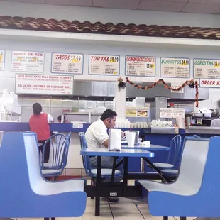 a man sitting at a table