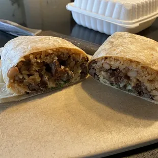 Asada burrito