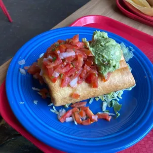 Vegan chimichanga.