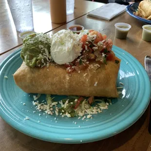 Chicken Chimichanga ! Mmmmm !