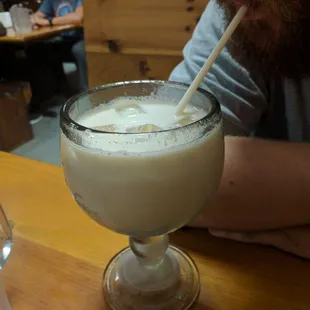 Fishbowl horchata! Delicious.