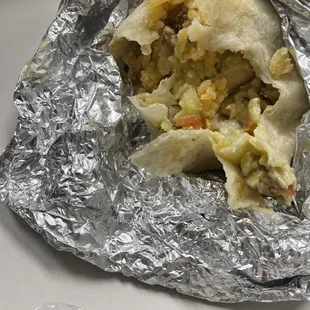 Grilled chicken Super Burrito