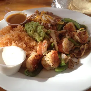 Prawn Fajita Plate