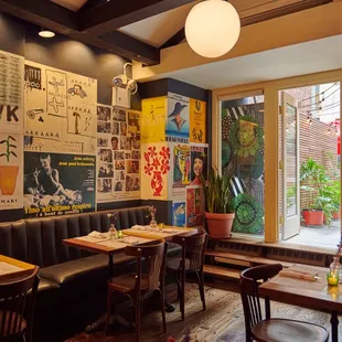 the interior of the restaurant