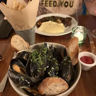 oysters and mussels, mussels, oysters, food, shellfish