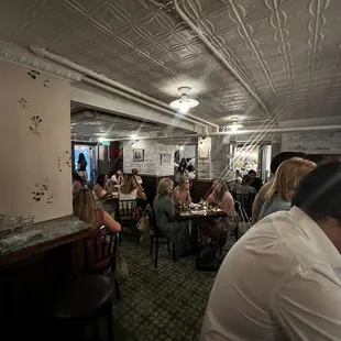 View from the bar