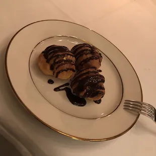 Profiteroles for dessert? Yes please!