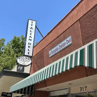 Signage of the building
