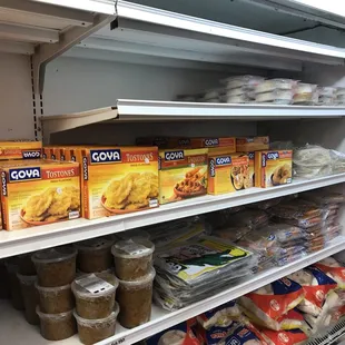 Frozen foods section.