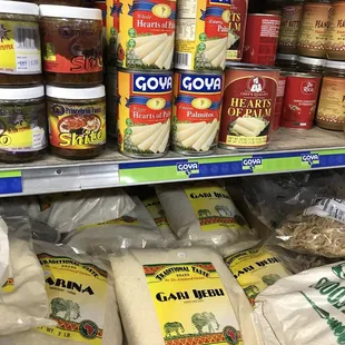 Gari - in the Nigerian section.