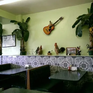 the interior of a restaurant