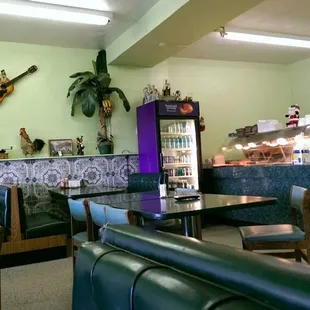 the interior of a restaurant
