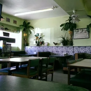 the interior of a restaurant
