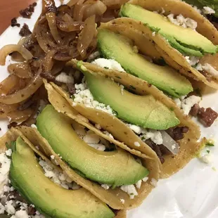 Their tacos Mexicanos are one of their better offerings.