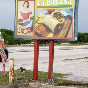 Look for this sign and turn into the parking lot for truly delicious food.