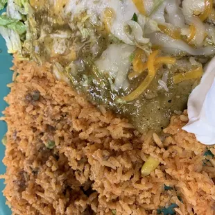 Enchiladas Verdes