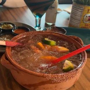 Cazuela Paloma and Premium Shaken Margarita