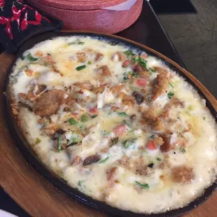 Queso Fundido with Chicharron