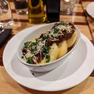 This was listed as "gnocchi", but it is polenta