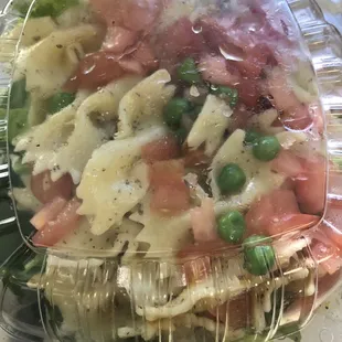 Half order of pasta salad.