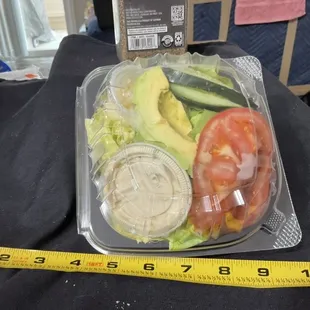 House salad with Caesar dressing