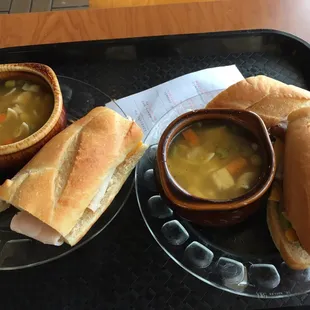 Very good soup and sandwiches!
