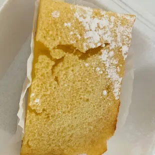 Lemon bar, sorry it flipped during the drive