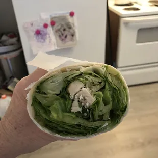Chicken Cesar Salad wrap