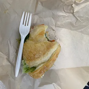 Sad sandwich for $17! What a rip off