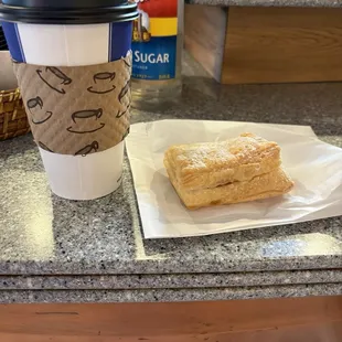 Coffee and Apple Strudel