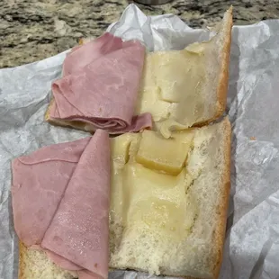 Jambon and Gruyere Sandwich