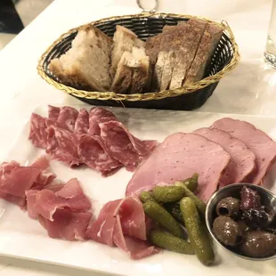 Meat charcuterie, cold cuts - it was ok.