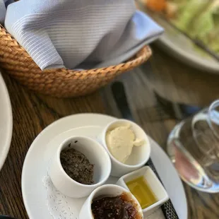 Tapanade and etc bread basket
