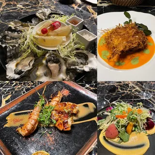 Flat-Grilled Blue Prawns