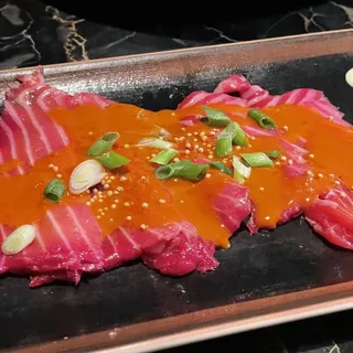Purple Ora Salmon Sashimi