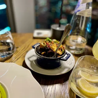 Crispy Fried Bacon and Brussels Sprouts