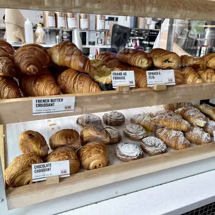 Fresh handmade croissants