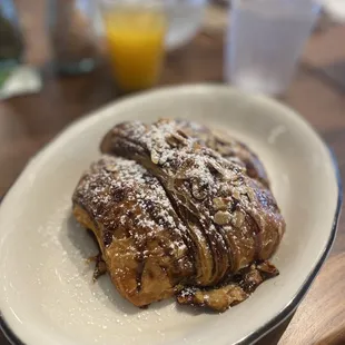 Chocolate almond croissant