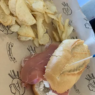 Prosciutto & Mozzarella Sandwich