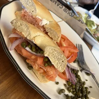 Classic Smoked Salmon Combo Sandwich