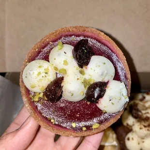 Sour Cherry Pistachio Tart