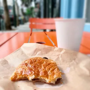 Chocolate croissant.