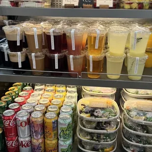 Fresh juice, salads and more