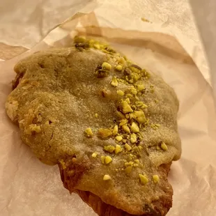 Raspberry Pistachio Croissant