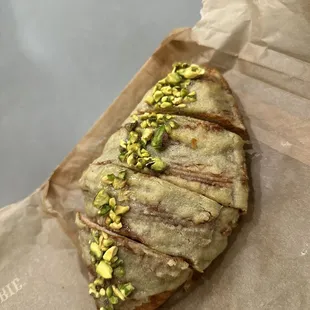 Raspberry Pistachio Croissant