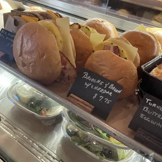 Brioche & Bacon with Cheddar