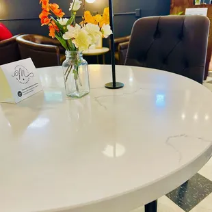 Cute bistro seating
