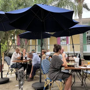 Backyard patio